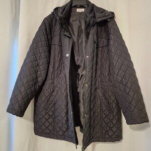 Back quilted Avenue coat, 2xl